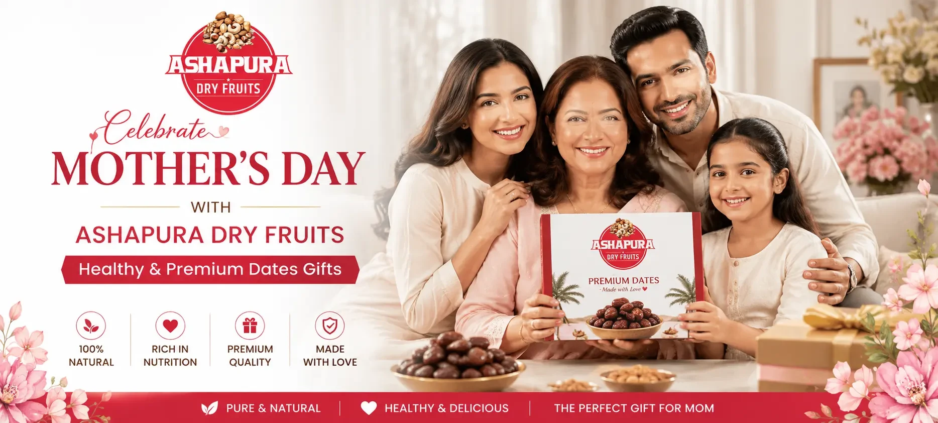 Celebrate Mother’s Day with Healthy & Premium Dates Gifts