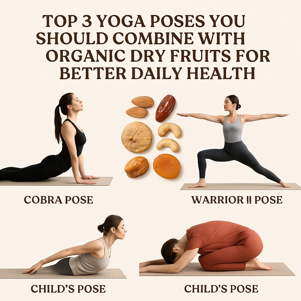 Top 3 Yoga Poses You Should Combine with Organic Dry Fruits for Better Daily Health